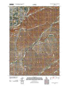 Southeast Emmett 2010 topographic map thumbnail