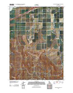 Wheatgrass Bench 2010 topographic map thumbnail