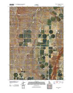 Yahoo Creek 2010 topographic map thumbnail