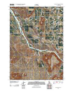 Walters Butte 2010 topographic map thumbnail