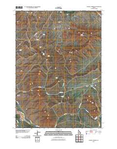 Yandell Springs 2010 topographic map thumbnail