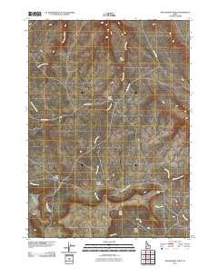 Wickahoney Point 2010 topographic map thumbnail