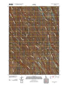 Wickiup Creek 2010 topographic map thumbnail