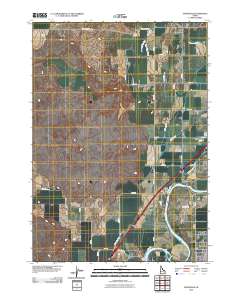 Woodville 2010 topographic map thumbnail