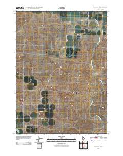 Shoshone SE 2010 topographic map thumbnail
