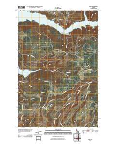 Dent 2011 topographic map thumbnail