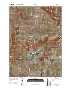 Davis Mountain SW 2010 topographic map thumbnail