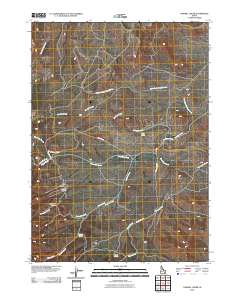 Sawmill Creek 2010 topographic map thumbnail