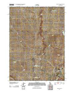Grassy Hills 2011 topographic map thumbnail