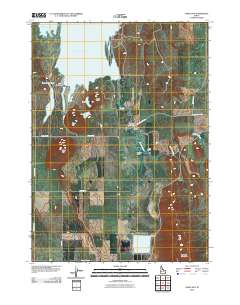 China Hat 2010 topographic map thumbnail