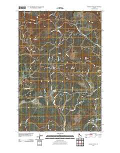 Whiskey Butte 2011 topographic map thumbnail