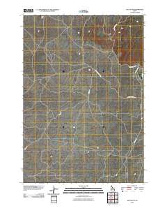 Split Butte 2010 topographic map thumbnail