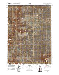 Dickshooter Ridge 2010 topographic map thumbnail