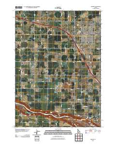 Jerome 2010 topographic map thumbnail