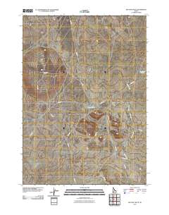 Big Foot Butte 2011 topographic map thumbnail
