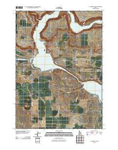 C J Strike Dam 2010 topographic map thumbnail