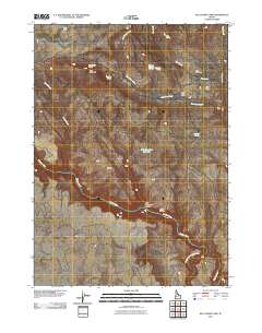 Bull Basin Camp 2010 topographic map thumbnail