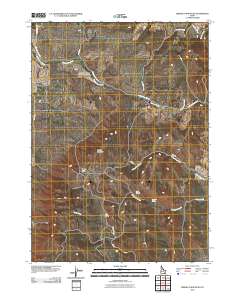 Bradley Mountain 2010 topographic map thumbnail