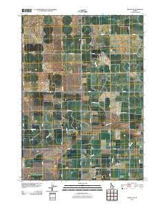 Burley NE 2010 topographic map thumbnail