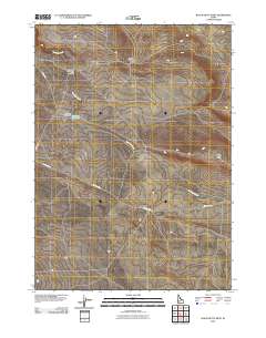 Black Butte West 2010 topographic map thumbnail