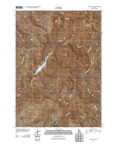 Captain Butte 2010 topographic map thumbnail