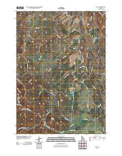 Bone 2010 topographic map thumbnail