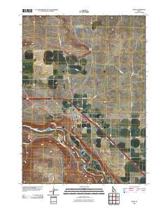 Bliss 2010 topographic map thumbnail