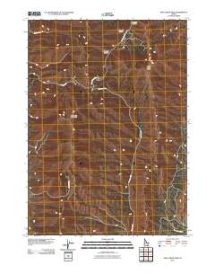 Deep Creek Peak 2010 topographic map thumbnail