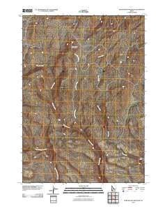 Deer Heaven Mountain 2010 topographic map thumbnail