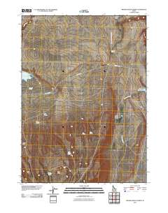 Browns Bench North 2010 topographic map thumbnail