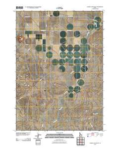 Cinder Cone Butte 2010 topographic map thumbnail