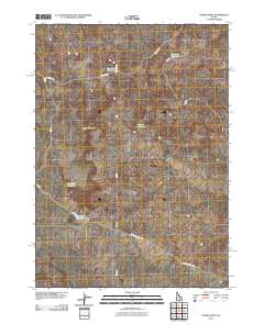 Coffee Point 2010 topographic map thumbnail