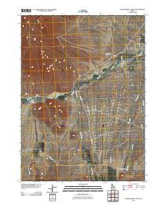 Chokecherry Canyon 2010 topographic map thumbnail