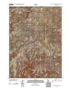 Dickshooter Reservoir 2010 topographic map thumbnail