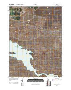 Lake Walcott East 2010 topographic map thumbnail
