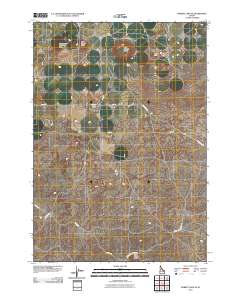 Market Lake NE 2010 topographic map thumbnail