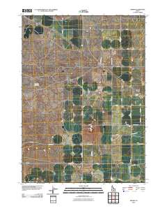 Kimama 2010 topographic map thumbnail