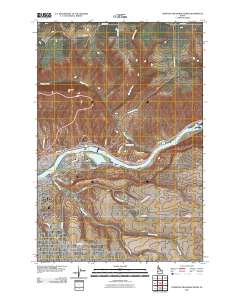 Lewiston Orchards North 2010 topographic map thumbnail