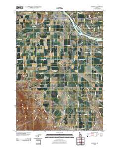 Homedale 2010 topographic map thumbnail
