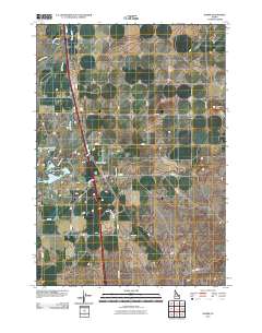 Hamer 2010 topographic map thumbnail