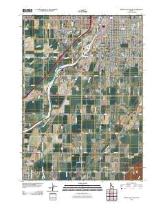 Idaho Falls South 2010 topographic map thumbnail