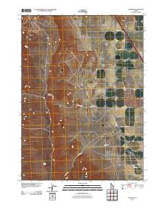 Idahome 2010 topographic map thumbnail
