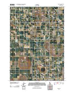 Melba 2010 topographic map thumbnail