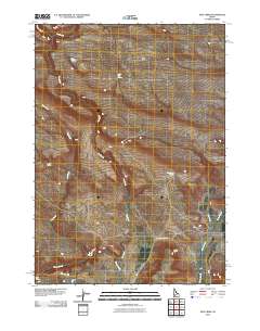 Hog Creek 2010 topographic map thumbnail