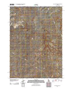 Little Butte NW 2010 topographic map thumbnail