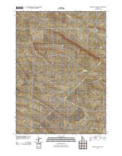 Crows Nest Butte 2010 topographic map thumbnail