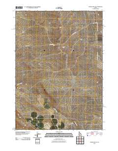 Crows Nest NE 2010 topographic map thumbnail