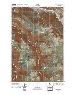 Orofino West 2010 topographic map thumbnail