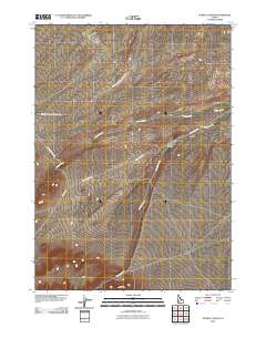 Purjue Canyon 2010 topographic map thumbnail