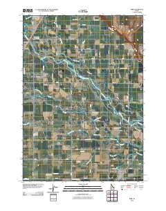 Ririe 2010 topographic map thumbnail